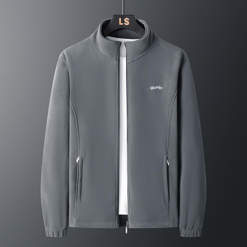 Thickened Stand-up Neck Sweater Couple's Versatile Jacket Men's and Women's Same Jacket