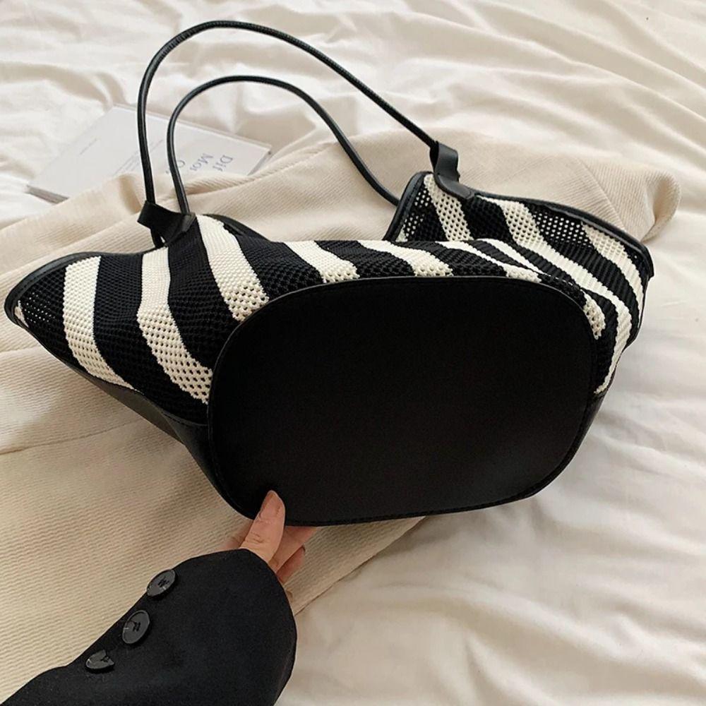 Oversize Straw Beach Bag Large Capacity Basket Shopper Bag Storage Shopping Bag  Women