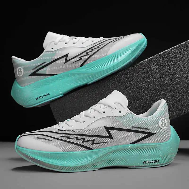 Fashion Tennis Sole Outdoor Mint Green Shoes Woven Men's Sports Tennis Luxury Brand Man Sneakers Hit Nice Wide Foot Top Luxury