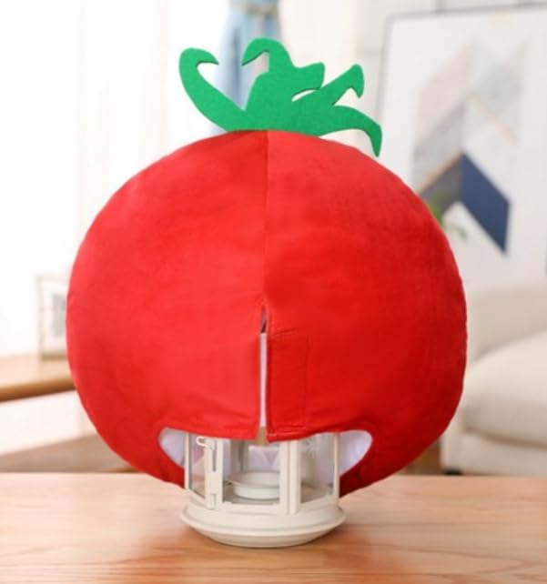 [DOKiDOKi] Tomato Hat Cosplay [Cute] Transformation Headwear Kigurumi Headgear Cute Halloween Vegetable Greengrocer Tomato Italian Food Stall