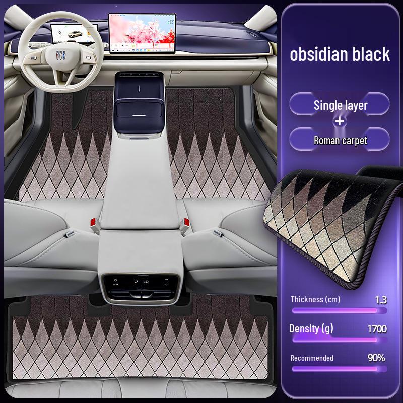 Eco-Friendly Waterproof & Dustproof Floor Mats for Zhijing L7 - Double-Layer Car Interior Accessory