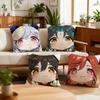 Genshin Impact Q-version I Cushion Cover Best Home Office Coffee Pillow Sofa Printing Decoration Room Shop Car Nordic Simplicity