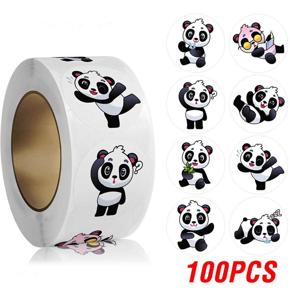 100-500Pcs High-Quality Cute High-Quality Panda High-Quality Animals High-Quality Stickers High-Quality For Youngsters High-Quality School