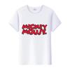Casual Unisex Cartoon Minnie Tshirt Mickey Mouse Tops Graphic Clothes Summer Blouses T-shirt White 2000s Tees