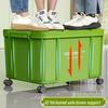 Heavy-Duty Industrial Plastic Storage Box with Lid