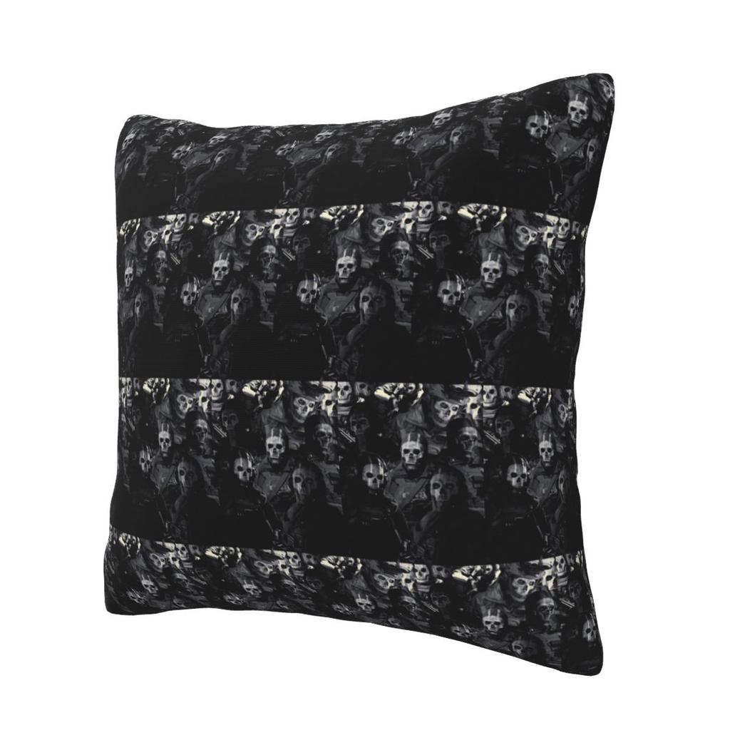 Simon Ghost Riley Square Pillowcase Pillow Cover Cushion Decor Comfort Throw Pillow for Home Living Room