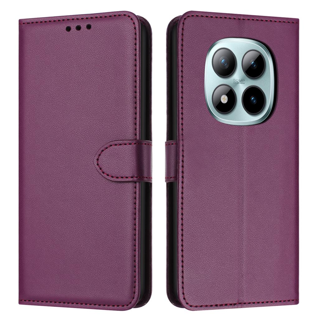 Für Xiaomi Redmi Note 15 Pro 4G (Global) Hülle Ständer Brieftasche Leder Handyhülle mit Riemen