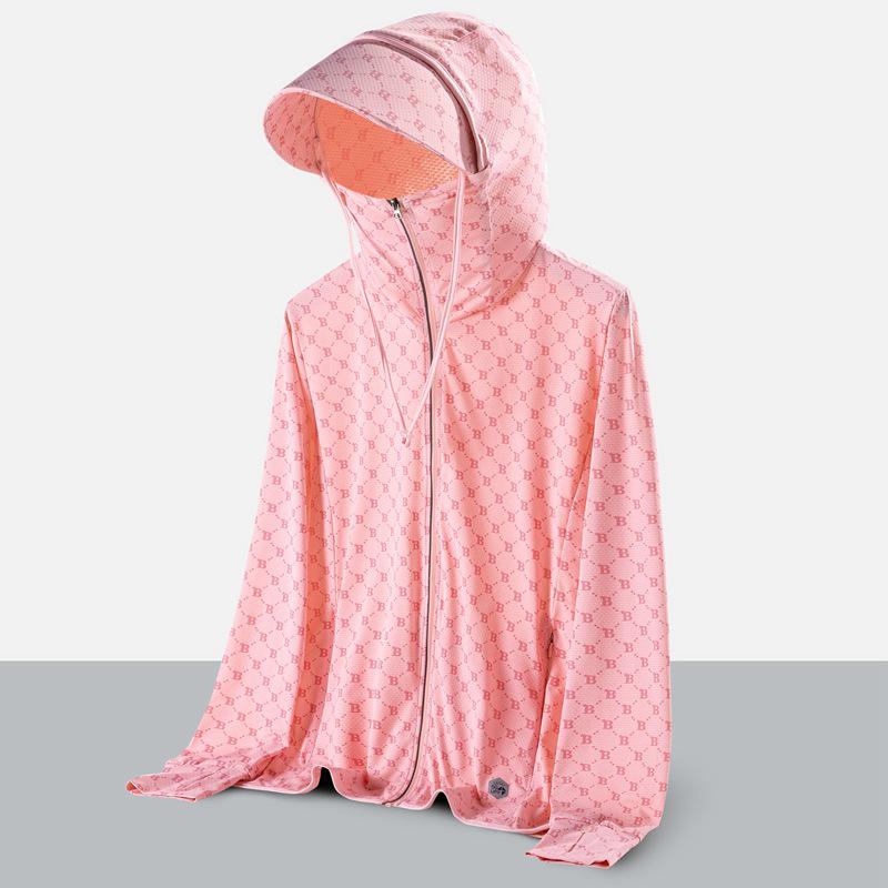 

Легкая куртка для защиты от солнца UPF50+ для пар - Дышащая, тонкий стиль для занятий спортом на открытом воздухе и защиты от УФ-излучения. 2XL розовый