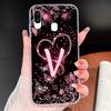 Case For Samsung Galaxy A40 A41 A50 A50S Name Letter Soft TPU Clear Silicone Cover For Samsung A 40 A 50 Lightweight Phone Funda