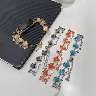 Diamond Bracelet For Xiaomi Band 9  Wristband  Replacement For Miband 8 Metal Sport Strap