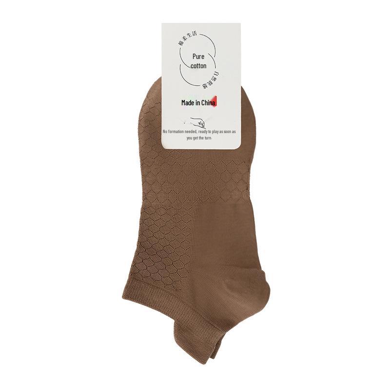 Men s Summer Breathable Antibacterial Cotton Sports Socks One Size Adult Men