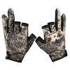 1 para 3-palcowych rękawic antypoślizgowych Rękawice wędkarskie Kamuflaż Outdoorowe Akcesoria
