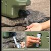 25L Outdoor Water Portable Bin Large Capacity Water Carrier with Detachable Faucet No Leakage for Camping Fishing Picnic Hiking