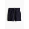 H M Regular Fit Sweat sHorts Navy Blue