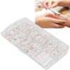 200pcs Practice Training False Hand Nail Tip Novice DIY False Fake Nail Manicure ToolWhite