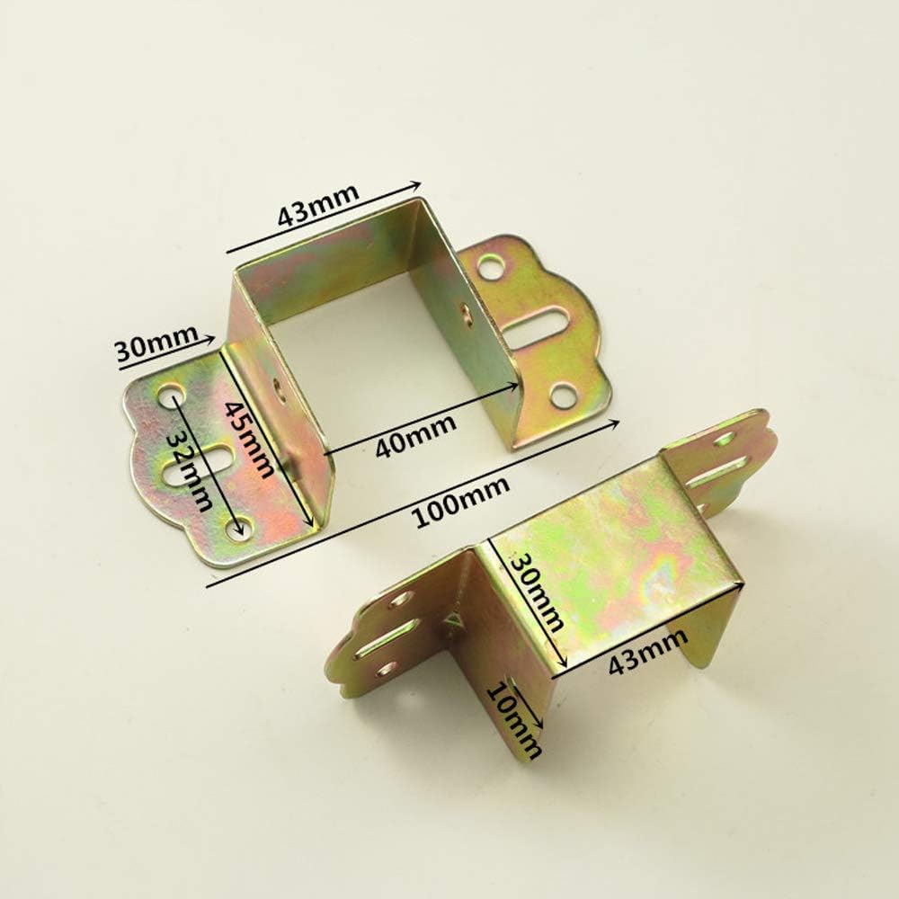 Bed Rail Fittings Bed Hinge Bed Frame Hardware,Bed Rail Brackets for Connecting to Wood, Headboards and Foot-Boards Screws Included