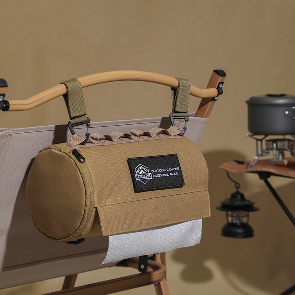 Outdoor Tissue Case Roll Paper Storage Bag Portable Waterproof Hanging Napkin Holder Outdoor Tools for Picnic Camping Hiking