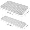 DOITOOL Double Layer Draining Tray: 2Pack Dish Drainer Drying Rack for Kitchen Counter, Non Slip Drain Board Dish Drain Tray Plastic Tea for Cup Bowl