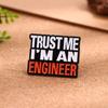 Creative Cartoon English Alphabet Series Alloy Brooch Fashion Versatile Metal Badge Clothes Accessories Clothing