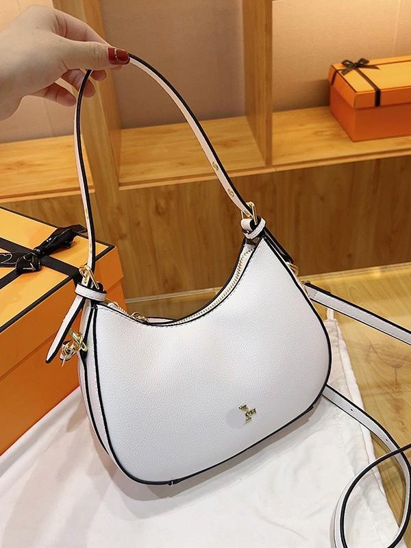 Dámská retro taška přes rameno s potiskem písmen pro rok 2025 – Trendy všestranná crossbody a podpažní kabelka