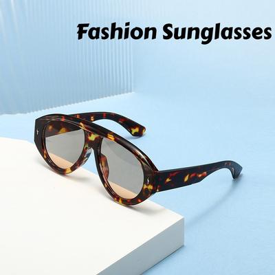 Individualistic Punk Hip-hop Sunglasses for Women Sunshade UV400 Personalized Trendy Street Style Vintage UV-blocking Sunglasses