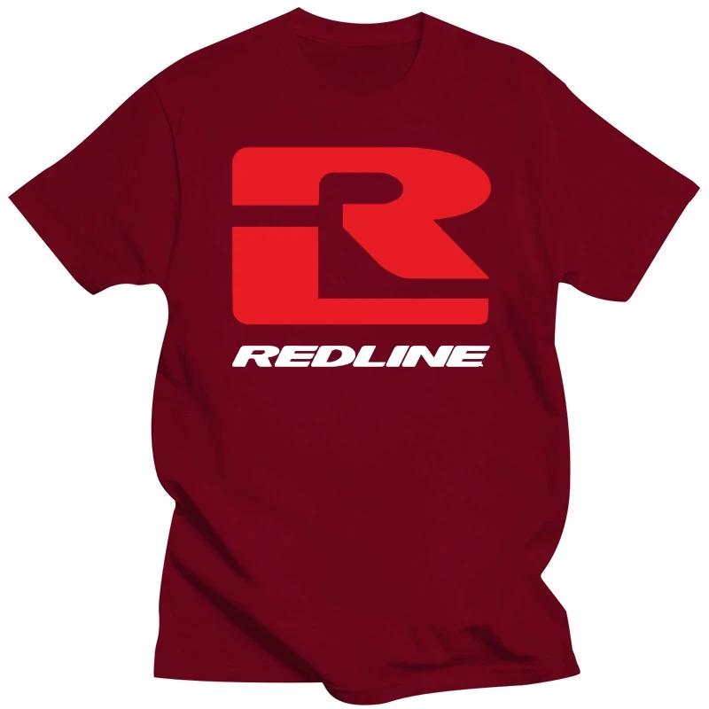 Zomer Harajuku Custom T-shirt Zwaargewicht Informeel Nieuwe Aankomst Vintage REDLINE T-shirt Stijl BMX Fiets Mannen Sportkleding