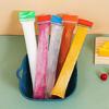 100 Pezzi Sacchetti Monouso per Stampo Ghiacciolo Fai da Te Ghiaccioli Gelato Succo di Frutta Frullati Yogurt Sacchetto Stampo Senza BPA Tubi per Congelatore con Chiusura Zip