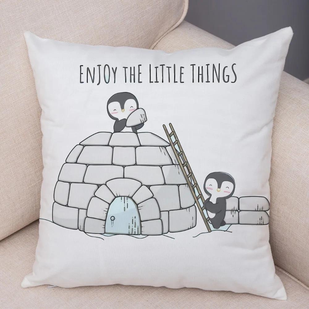 Cartoon Giraffe Monkey Decorative Pillowcase Office Living Room Car Ornaments Home Pillowcase