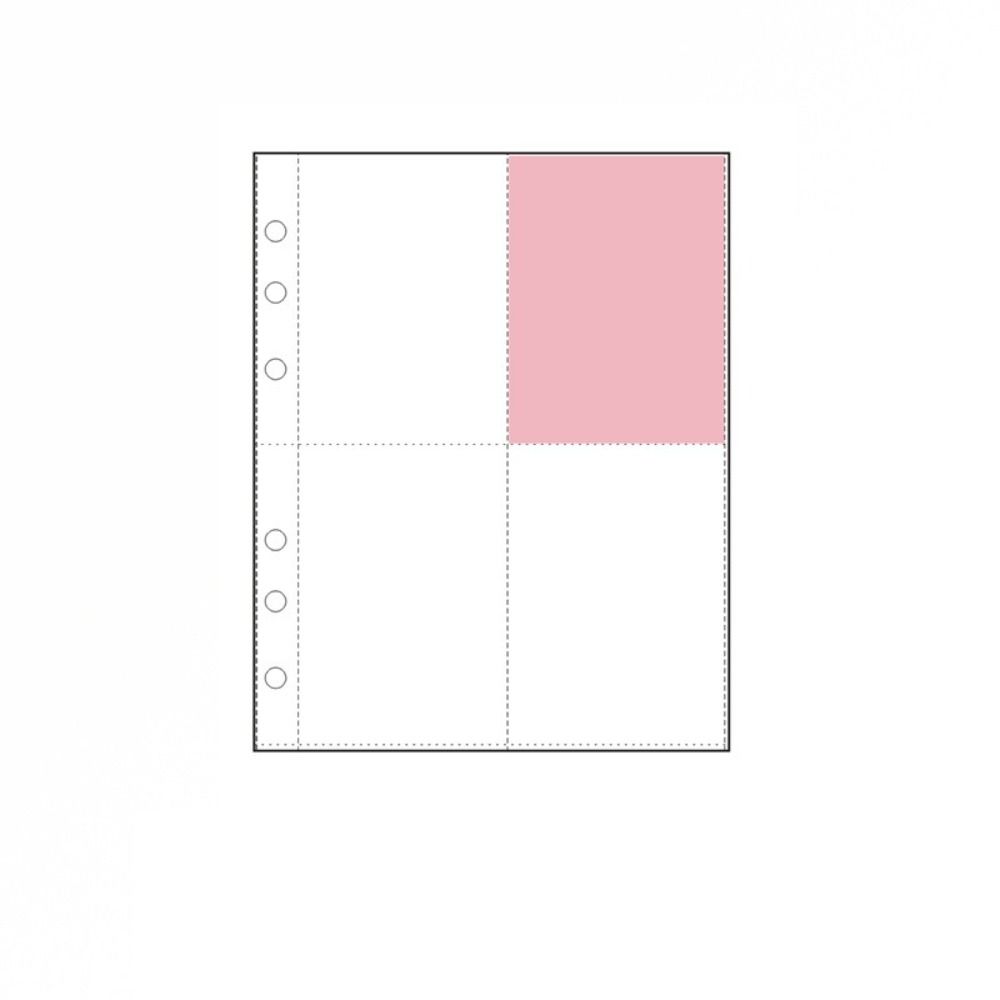 Inner Page Card Binder A5 Photocard Binder Sheets Transparent PP Acid Free Photo Album Refill Pages Photocard Holder