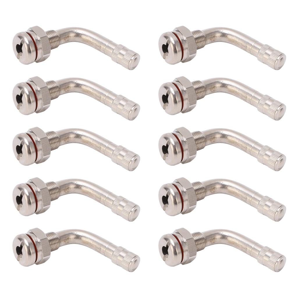 10pcs Truck Tyre Valve Stem TR543E Bent 75 Degrees 65mm Clamp In Valve Extension Adapter for Bus Truck Hole 9.7mm