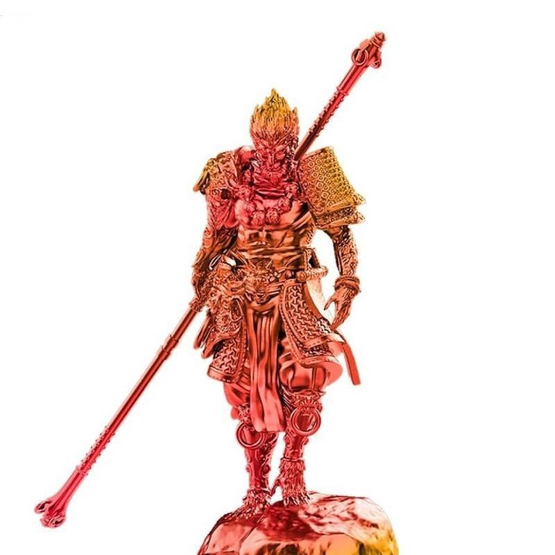 3d Manufacturer Direct Wholesale Black Myth Wukong Statue Chinese Son Goku Keychain Model