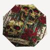 1pc "Blood and Roses" Outdoor Umbrella - Automatic Opening/Closing, Portable 3-Fold Design with Iron Frame - Perfect Gift for Fans, Travelers, Everyda