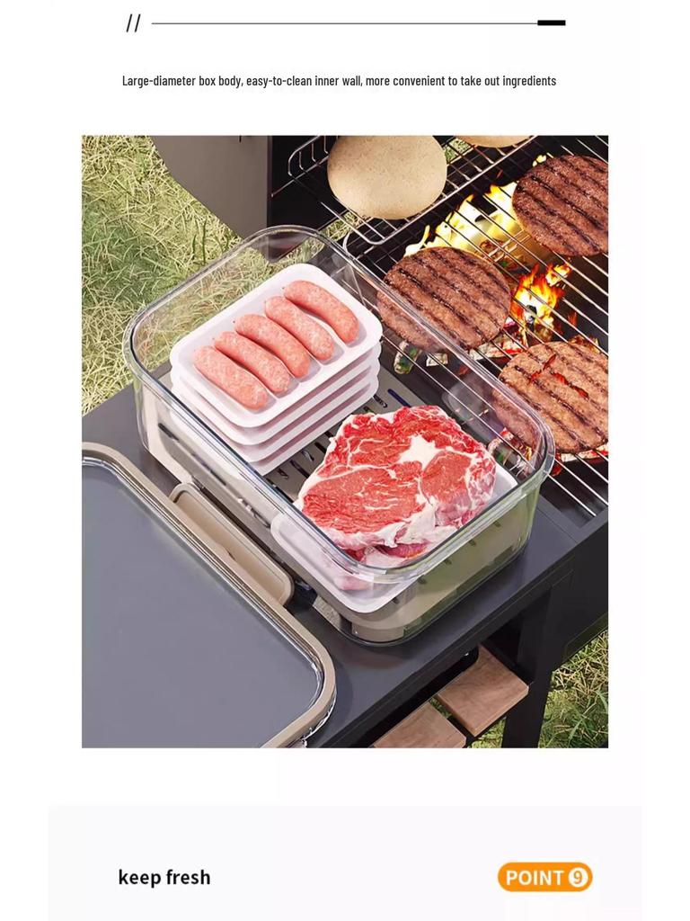 Tragbare Frischhalte-Picknick-Bento-Box mit großem Fassungsvermögen