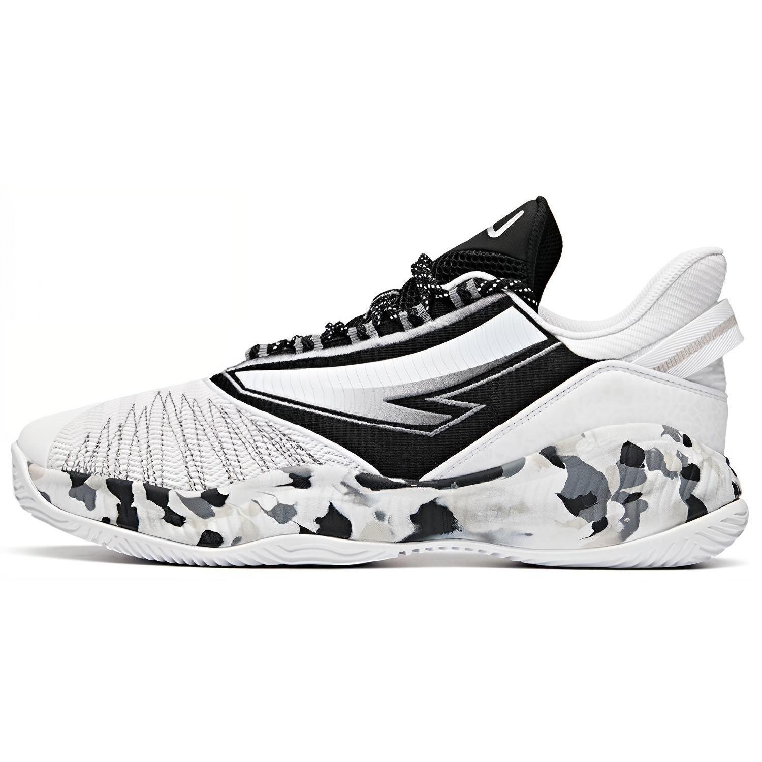 

new Anta Low Top Basketball Shoes Men s Black White 41