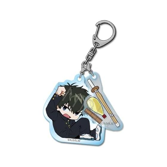 Gintama. 3-Z Class Gin-san Teacher YD [Toshizo Hijikata] Acrylic Keychain [Chippoke Series Vol. 2]