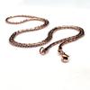100 % Oxidized Copper Chain Necklace Pure Copper Wheat Chain Solid Jewelry Chain Wheat Chain Gift for Viking Jewelry Eco Friendly Chain Gift