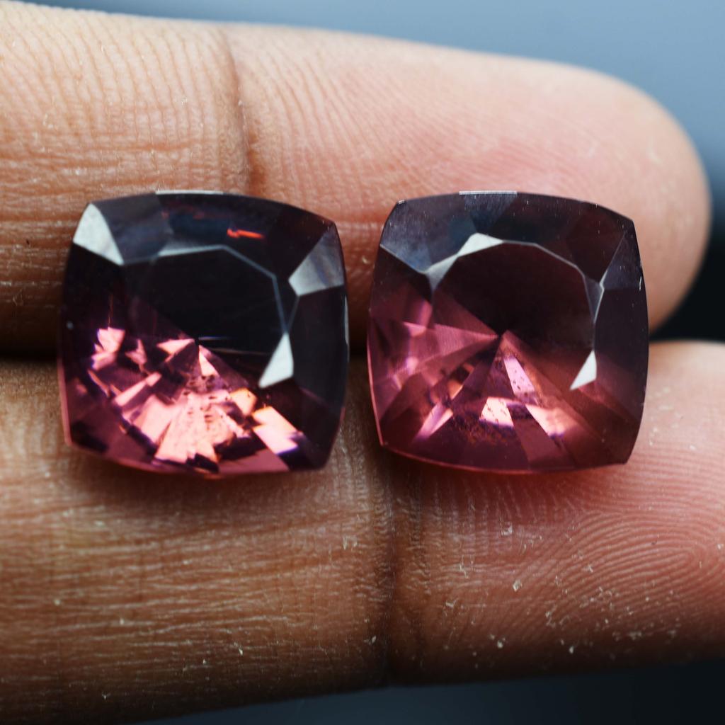 Fabulous Natural Padparadscha Sapphire 20 Ct Square Cushion Certified Gemstone