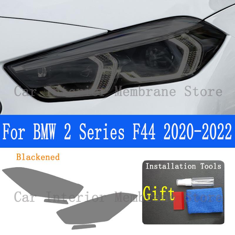 For BMW 2 Series F44 TPU Car Exterior Headlights Anti-Scratch Protective Film Headlamps Repair Sticker Accessories Refit