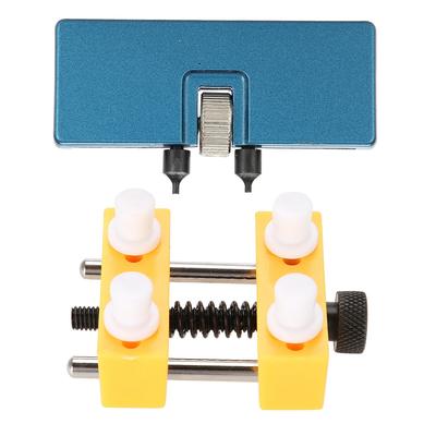 סט כלי תיקון שעונים מקצועי פותח מכסה גב שעון עם בסיס קיבוע