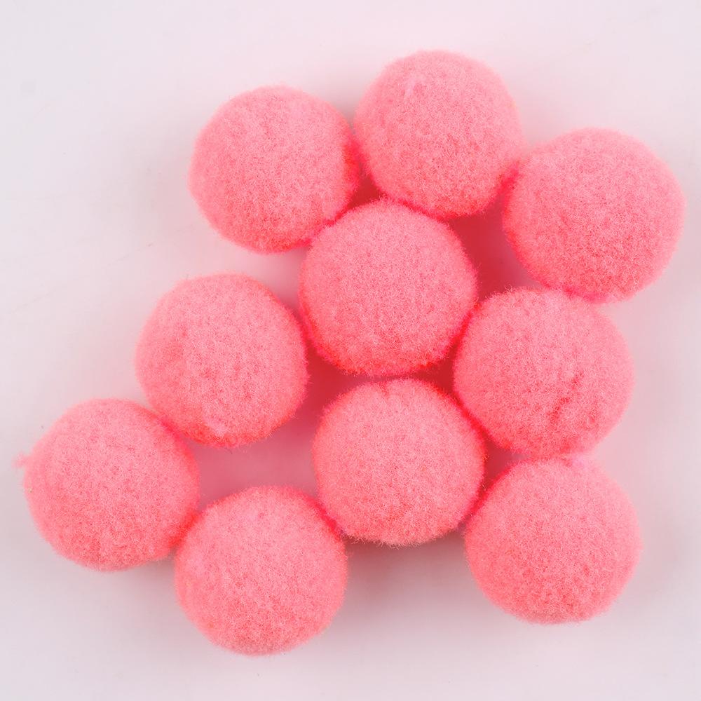 Colored Pompoms 81015202530Mm High Elasticity Soft Diy Pom Poms Fuzz Ball Pompom For Crafts Wedding Decor Kid Creative Toy