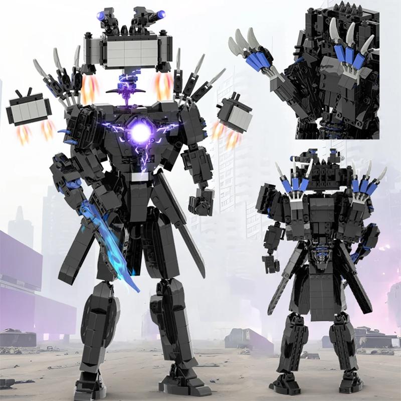 Skibidi Toilet Figure Construction Toys For Male Titan TVMan Speakerman Titan Drill Man Blocks Model Toys Kids Toys