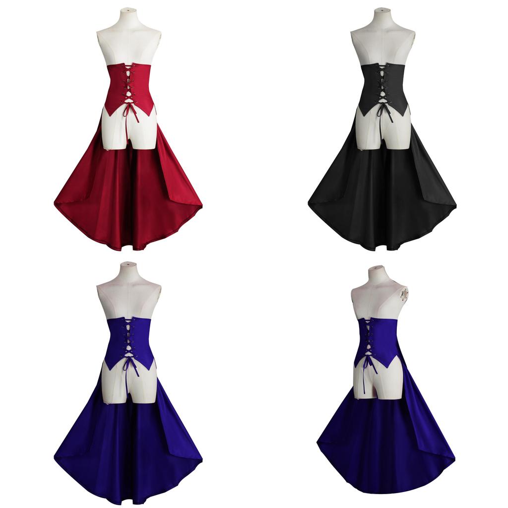 Costume Anime Giapponese Gonna Floreale Modellante per la Vita Femminile per Cosplay e Halloween