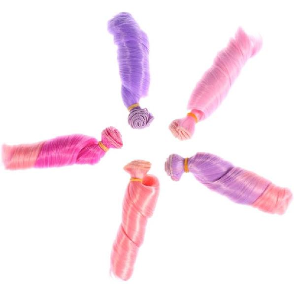 ARTIBETTER 5 шт. Кудрявые волосы для куклы Сменный парик для куклы Изготовление кукольных париков DIY Кукольные волосы Кукольные волосы DIY Рукоделие Кукольные волосы Наращивание кукольных волос Кукольные волосы как