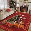 Xmas Snowman Area Rugs Christmas Xma Snowflake Modern Carpet Bedroom Rugs Dining Living Room  Area Washable Entryway Holiday