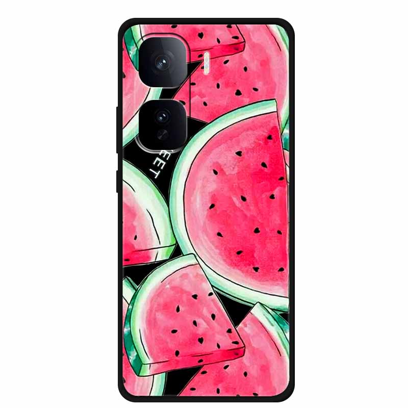 Black Silicone Case For Vivo iQOO Neo 10 Pro Plus Case Cartoon Coque Soft Back Cover For Vivo iQOO Neo 9s Pro Plus Case Funda