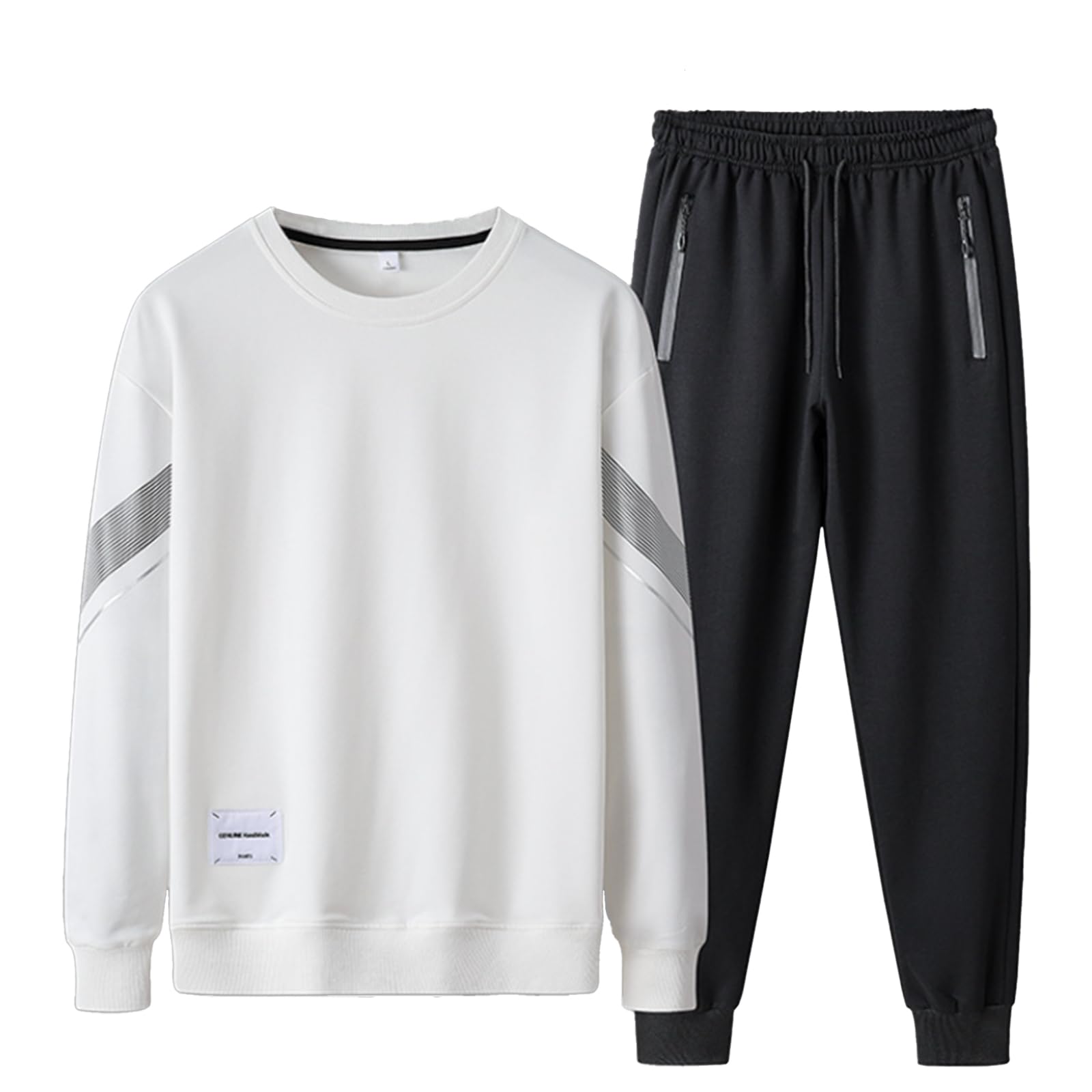 

Комплект спортивного костюма с длинным рукавом Second Roots и тренировочный свободного кроя и оверсайз. Идеально подходит для и других активных. Включает ветровку и включает и