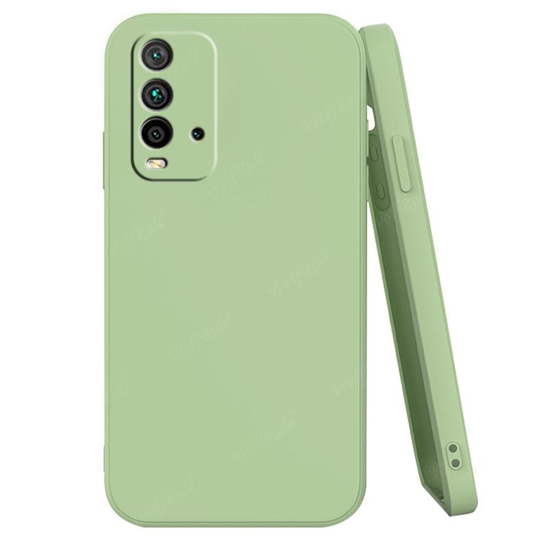 

Для чехла Xiaomi Redmi 9T чехол Redmi 9T Capas жидкий силиконовый противоударный чехол для телефона бампер TPU мягкий чехол Redmi 9T Fundas 6.53 For Redmi 9T зелёный