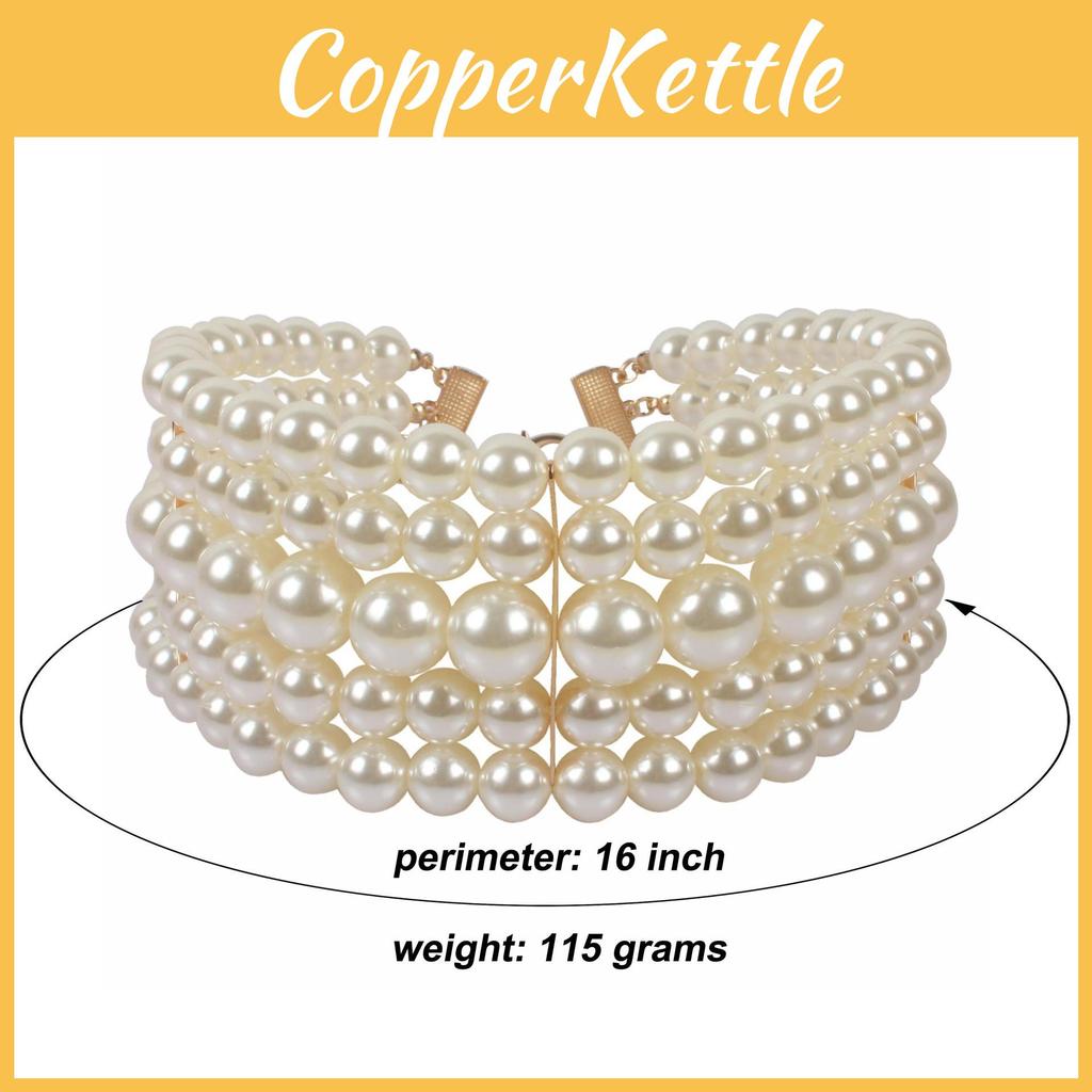 Elegancki wielowarstwowy naszyjnik z pereł i kolczyki dla kobiet ze stylem łańcuszka z falą wodną