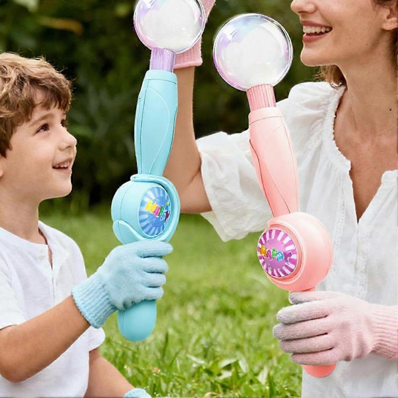 Nebelblasenmaschine für Kinder, Bunte Rauchblasen-Nebelmaschine, Elastischer Blasen-Nebelstab, Magischer Interaktiver Nebelblasenmacher mit Rauch