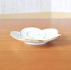 Set of 5 15cm Arita Ware Ume Musubi (Plum Rice Ball) Plates with Gold Wire, Perfect for New Year's Gifts, Gold-Trimmed ...